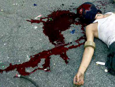 carlo giuliani, 23, killed by police at anti-G8 protest in genoa, 20.7.01